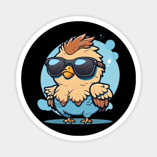 Chicken with sunglasses Magnet